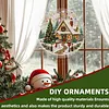 Winter Cabin DIY Diamond Painting Pendant Double Sided Gem Beads 25cm