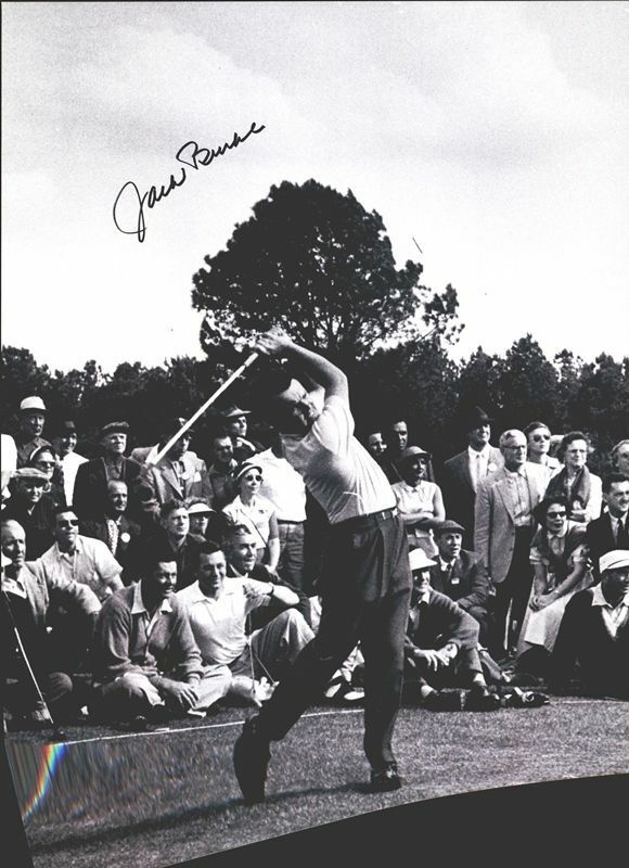 Jack Burke Jr authentic signed golf 11x14 Photo Poster painting W/Cert Autographed 325r1