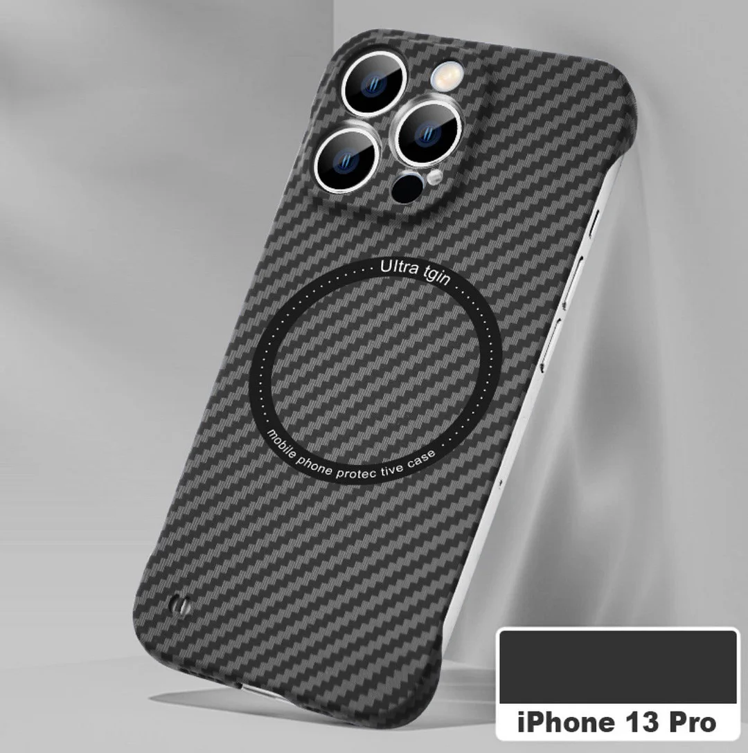 iPhone 14 Carbon Fiber Magnetic Case