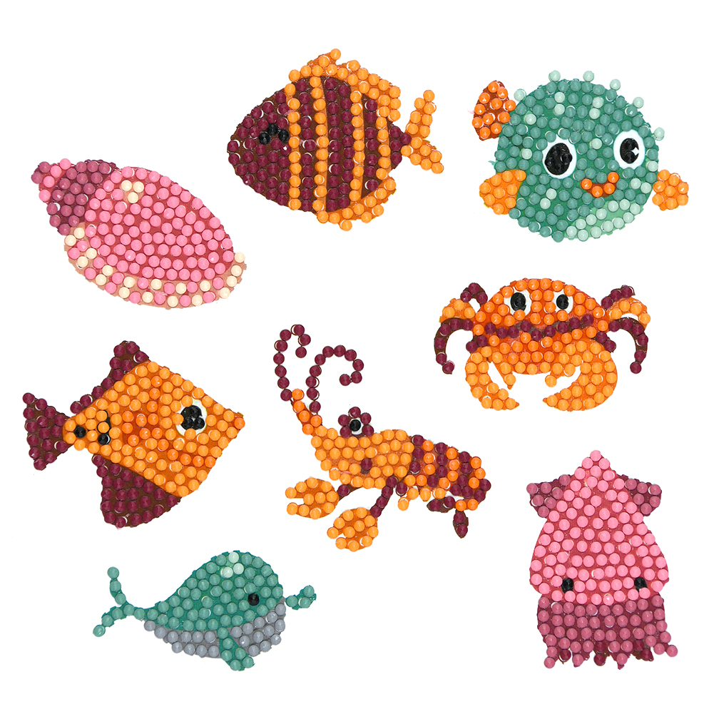 

8pcs Sea Turtle- 5D DIY Craft-Sticker, 501 Original