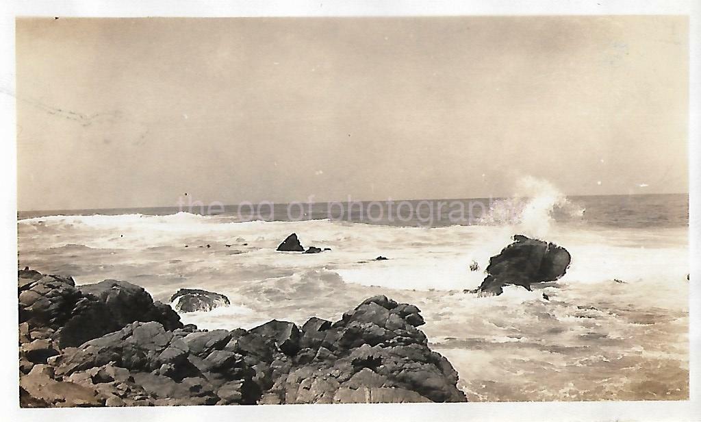 COLOR FOUND Photo Poster painting 17 Mile Drive BLACK AND WHITE Monterrey Peninsula 21 45 D