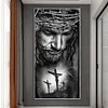 (Big Size)Jesus - 11CT Stamped Cross Stitch - 40*80cm