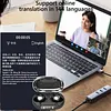 Bluetooth-compatible Portable Wireless Headsets In-Ear Translation Earbuds Real Time AI Language Translator Earbuds for Work Sport Sleeping