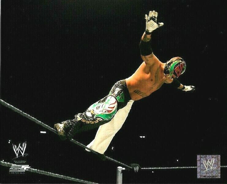 WWE REY MYSTERIO JR OFFICIAL LICENSED ORIGINAL 8X10 WRESTLING Photo Poster painting FILE Photo Poster painting 1