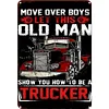 Trucker - Vintage Metal Signs(12*16Inch) - Vehicle