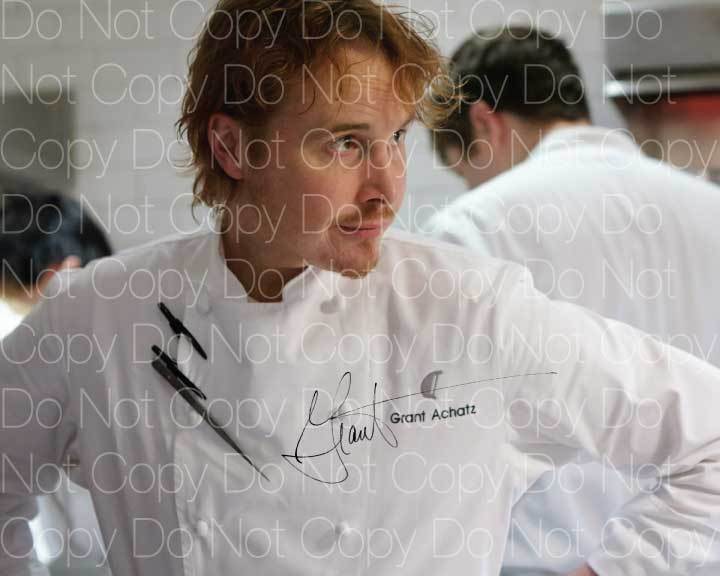 Chef Grant Achatz signed Photo Poster painting Top Chef 8X10 inch picture poster autograph RP