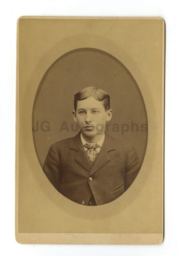 19th Century Young Gentleman - 1800s Cabinet Card Photo Poster paintinggraph - Lynn, Mass