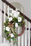 🌸Spring Hot Sale🔥Spring Farmhouse Rustic Magnolia Wreath-mysite-Adracos