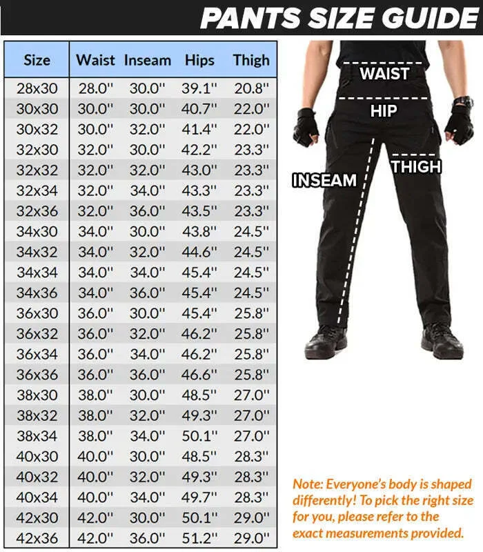 ✨LAST DAY SALE 50% OFF-MULTIFUNCTIONAL WATERPROOF AND TEAR PROOF TACTICAL PANTS-FOR MALE OR FEMALE