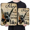 Music Is What Feelings Sound Like Rock - Vintage Metal Signs - 20*30cm/30*40cm - Music&Warning