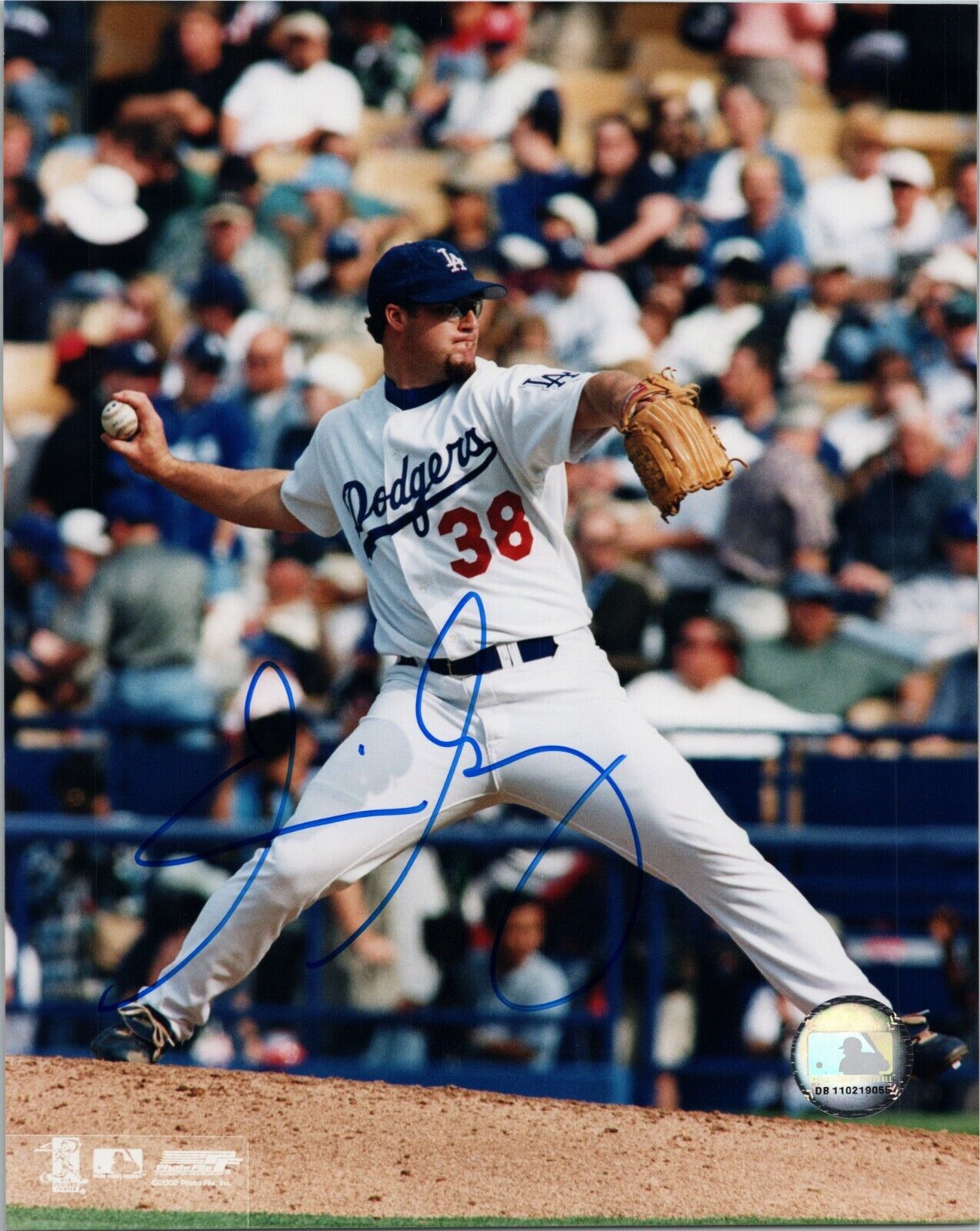 ERIC GAGNE Authentic Autograph Hand-Signed LOS ANGELES DODGERS 8x10 Photo Poster painting