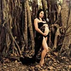 Maternity Photography Long Gown Lingerie Floral Lace Dresses