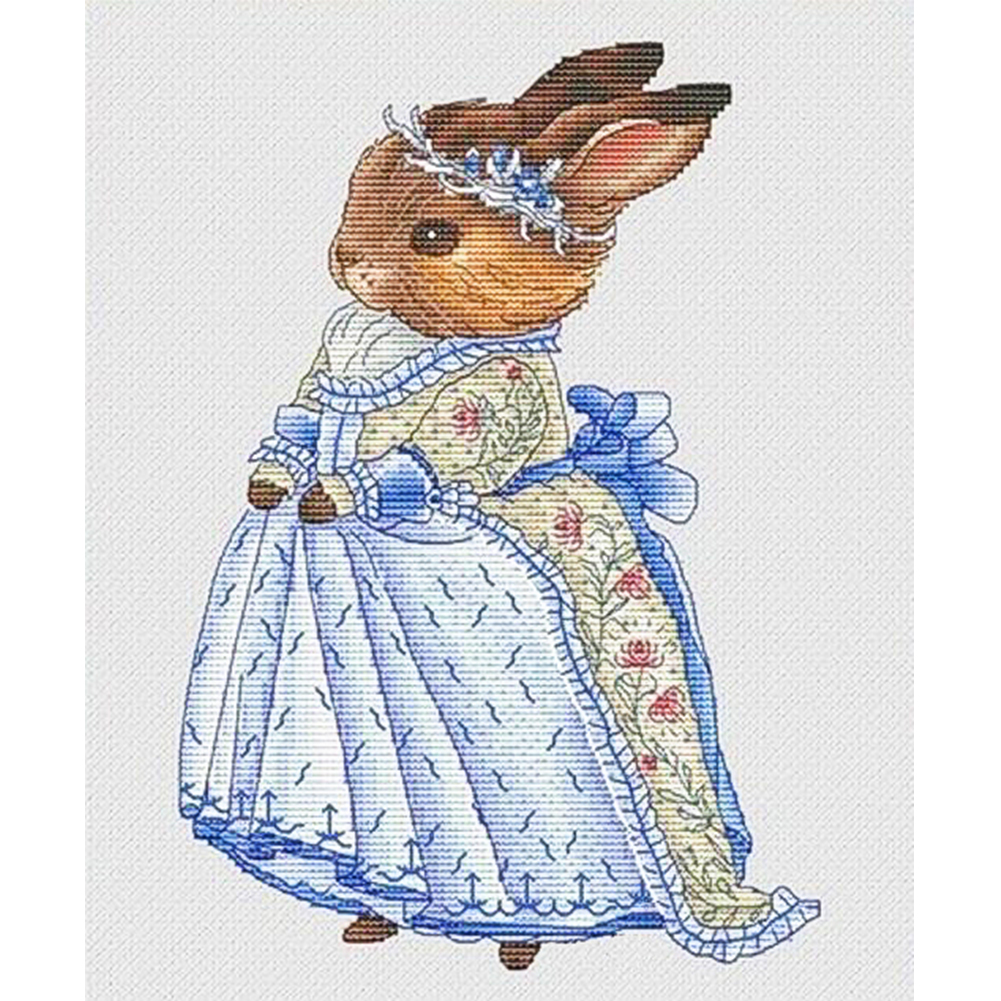 

Rabbit - 11CT Stamped Cross Stitch - 40*50CM, 501 Original