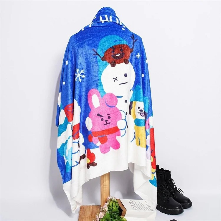 Bt21 best sale christmas blanket