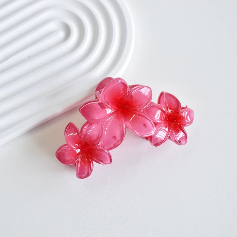 Cute Women’s Flower Plastic Hair Claws