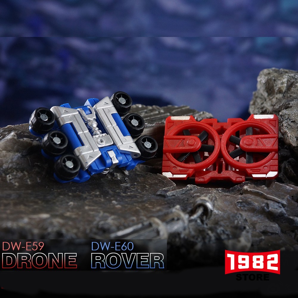 Mr.Wu DW-E59 DRONE DW-E60 ROVER Mini Transformers Toys Model Action Figure Gift
