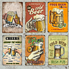 6PCS Drinks - Vintage Metal Signs Set - 20*30cm/30*40cm