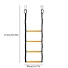 4 Step Boat Rope Ladder Folding Marine Rope Ladder Portable Rope Boarding Ladder