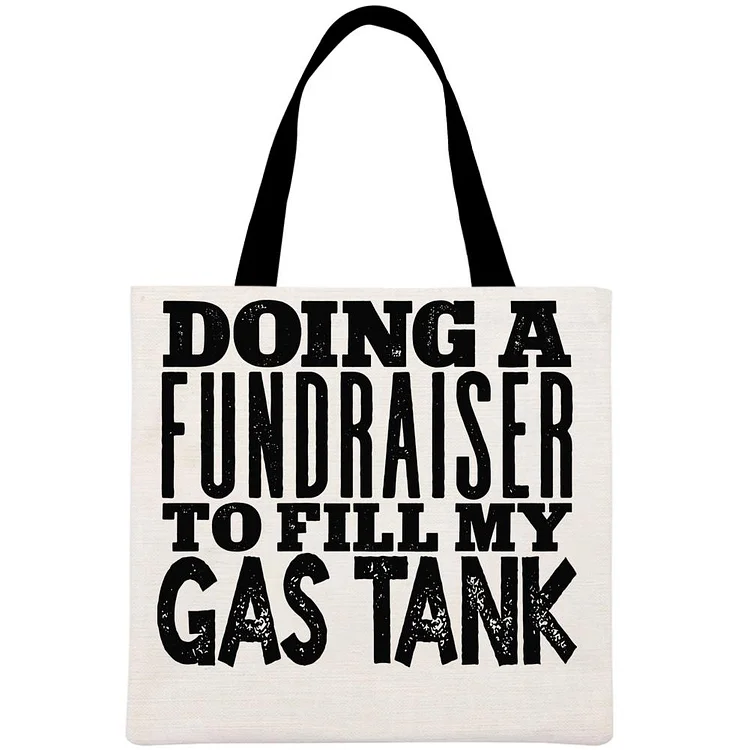 Fundraiser for my Gas Tank Travel Printed Linen Bag-Annaletters