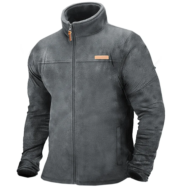 Men's Outdoor Fleece Warm Casual Cardigan Jacket