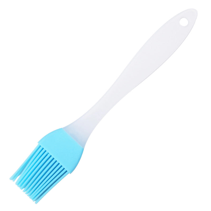 Silicone Oil Brush Small Split Non-lint Barbecue Seasoning Brush High Temperature Baking Oil Brush Plastic Handle Barbecue Brush