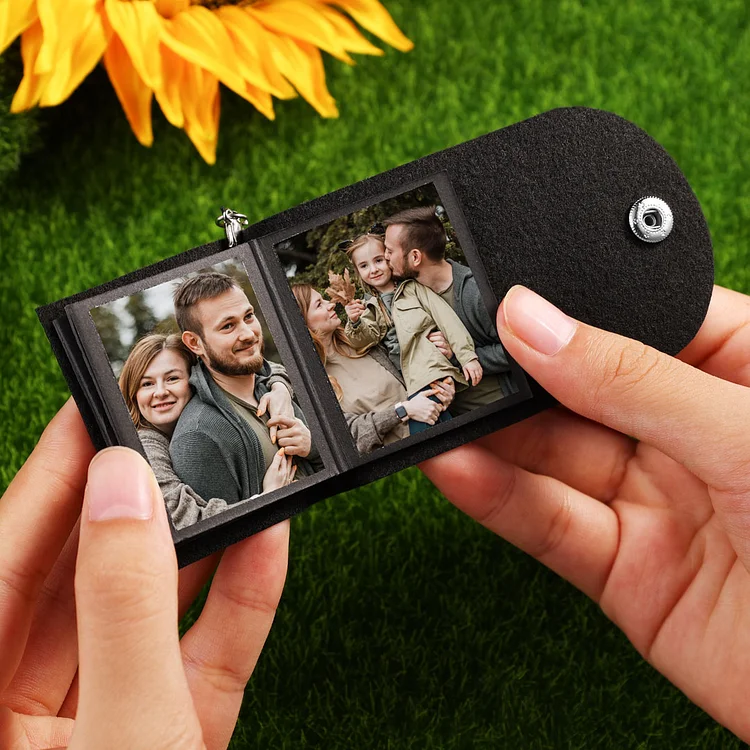 Custom Mini Photo Album Keychain