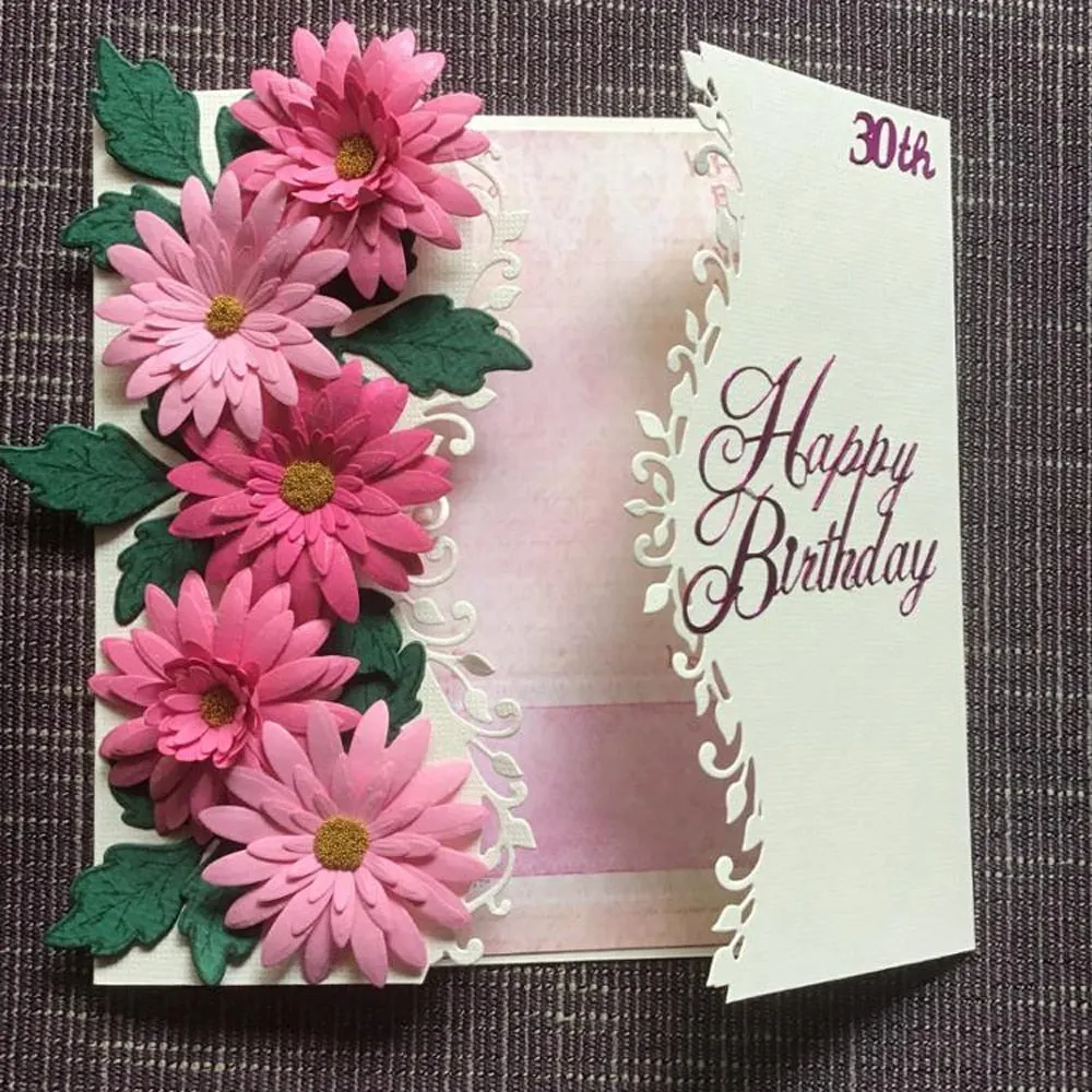 Metal cutting Die for scrapbook Rose Leaf Die, Craft Paper cutting Die, Flower Tree Metal cutting Die