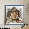 Nativity-11CT Stamped Cross Stitch 45*45cm/17.72*17.72in