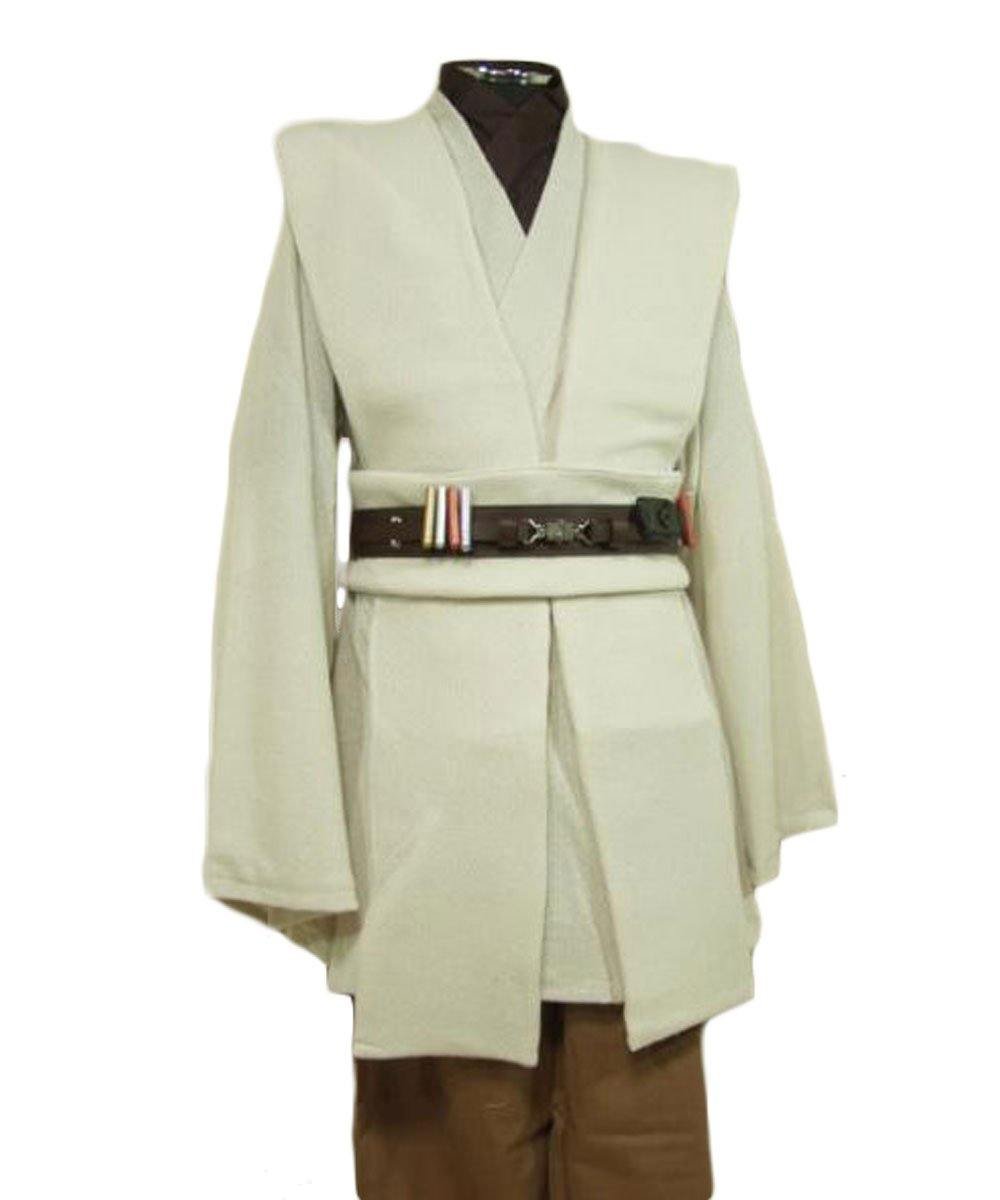 Star Wars Kenobi Jedi TUNIC Cosplay Kostüm Tunika Set NEU