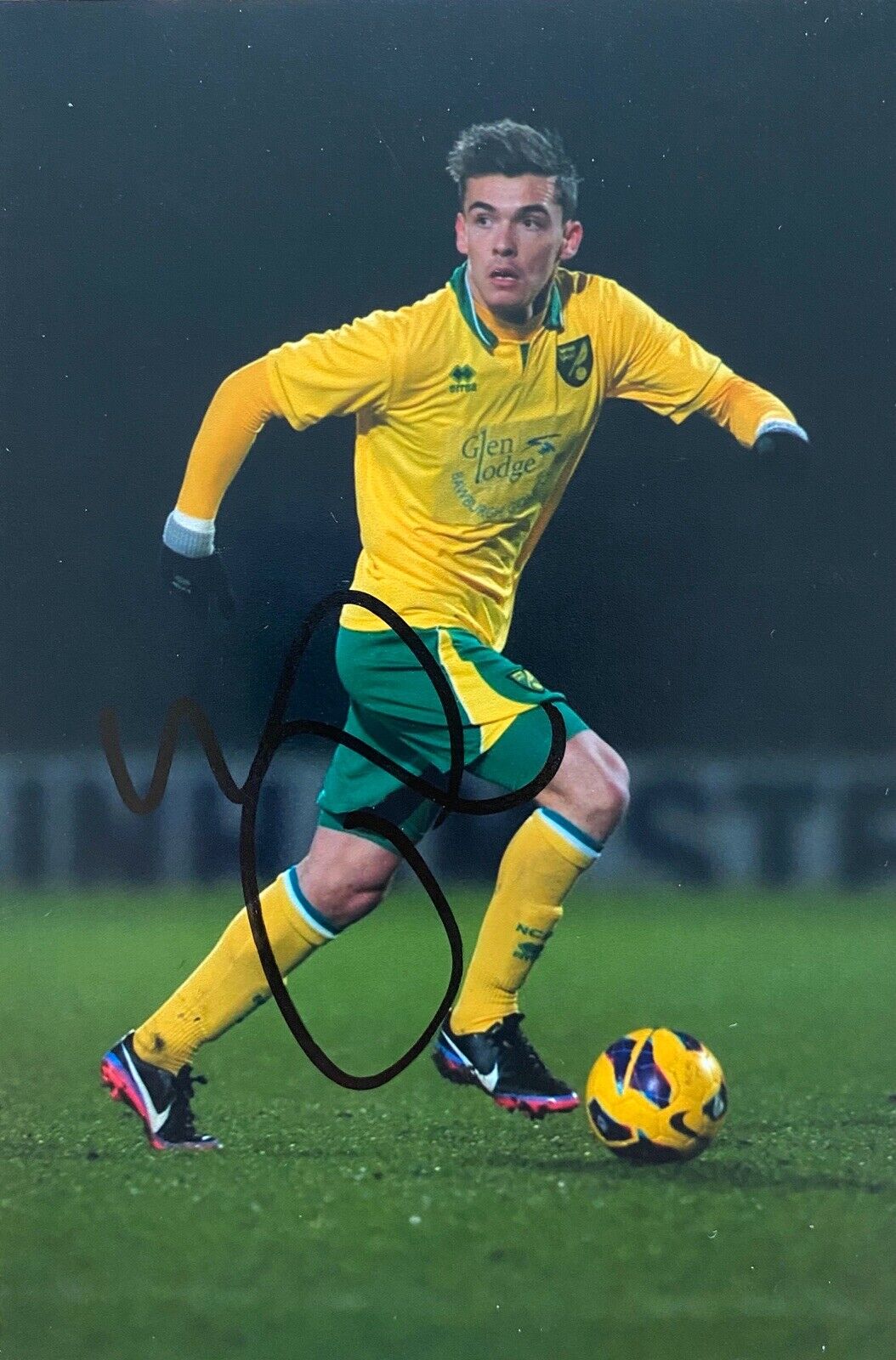 Harry Toffolo Hand Signed 6X4 Photo Poster painting - Norwich City 2