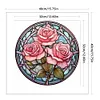 Flower Glass Painting - 11CT Stamped Cross Stitch 40*40cm/15.75*15.75in(glass painting cross stitch) tapestrymarket