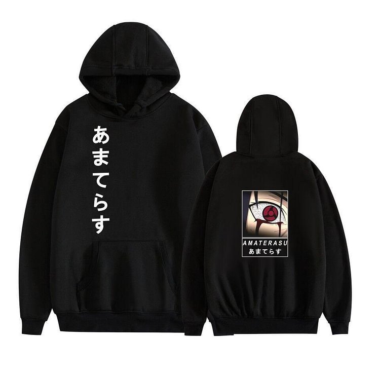 Naruto Uchiha Itachi AMATERUDESU Hoodie Sweatshirt weebmemes