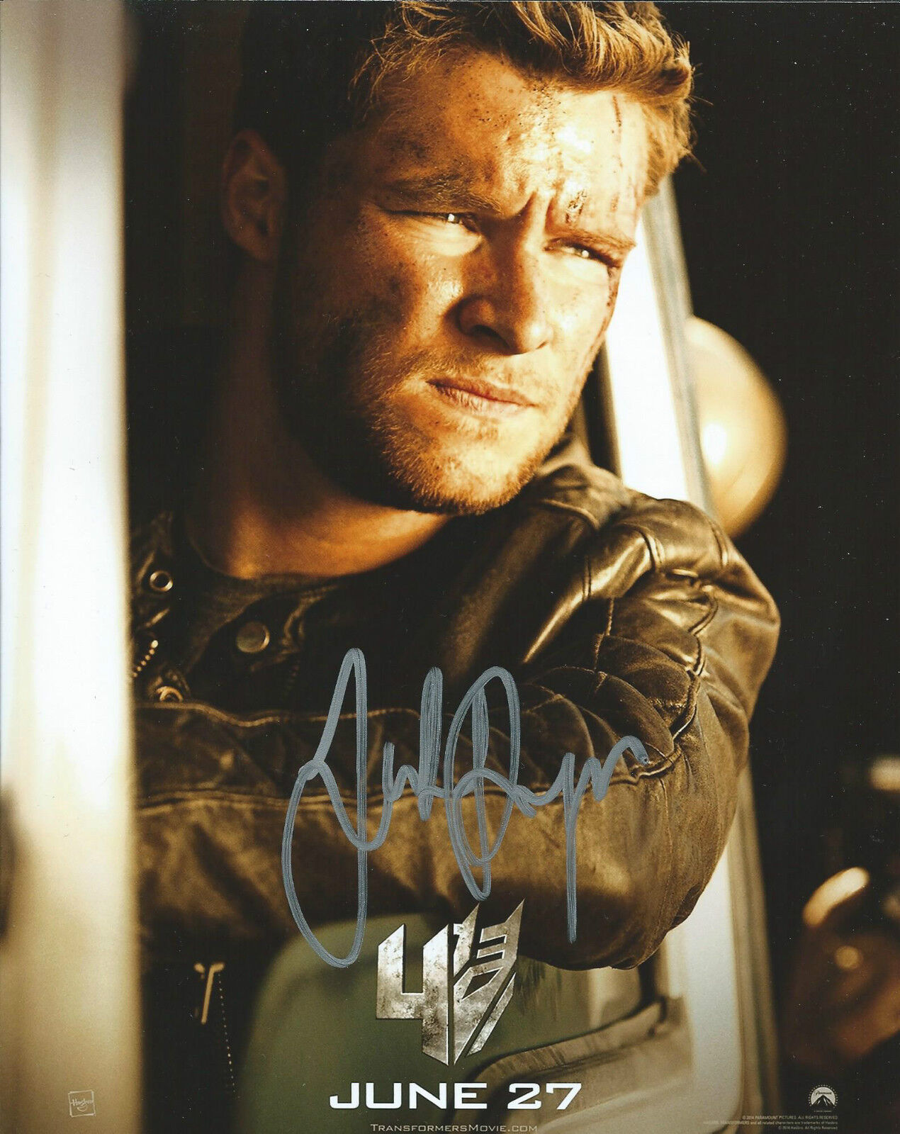 **GFA Transformers 4 Movie *JACK REYNOR* Signed 8x10 Photo Poster painting J8 PROOF COA**