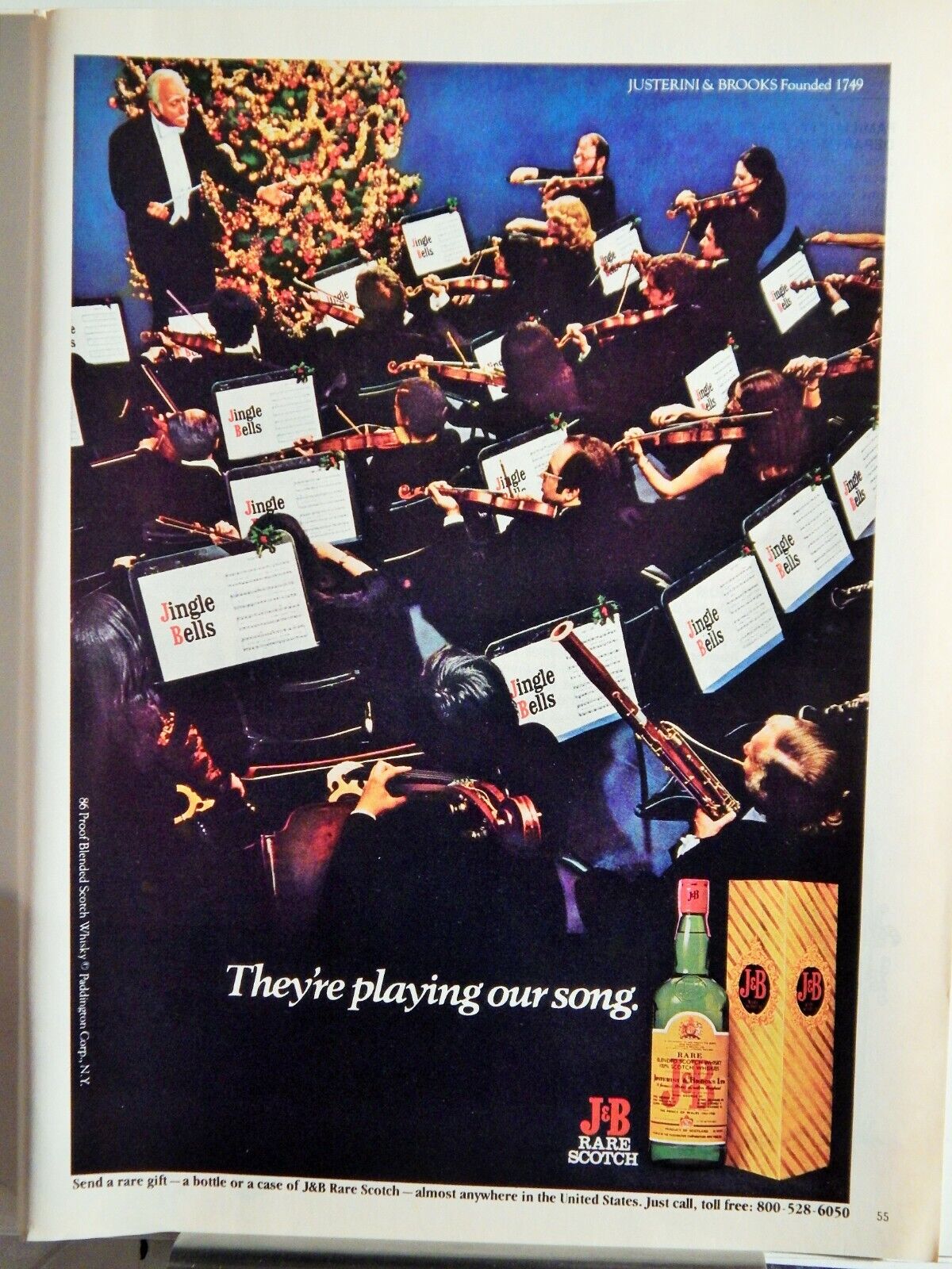 J&B RARE SCOTCH WHISKY ORIGINAL VTG 1979 Photo Poster painting AD,