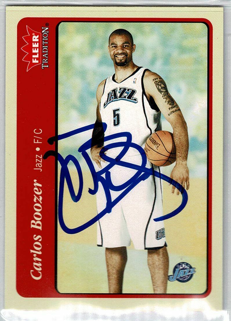 Carlos Boozer signed autographed card! Authentic! 12639