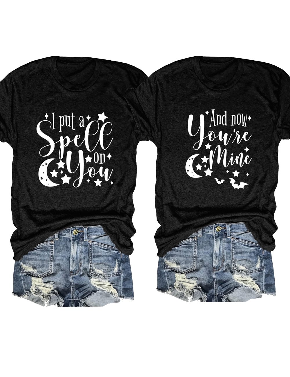 I Put a Spell On You Halloween T-Shirt-Black