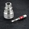 10mm-19mm Adjustable Universal Socket Wrench 3/8Inch Adapter Multi-Function Maintenance Socket Multi-Purpose Hexagonal Socket Ratchet Wrench for Torque Wrench & Power Drill
