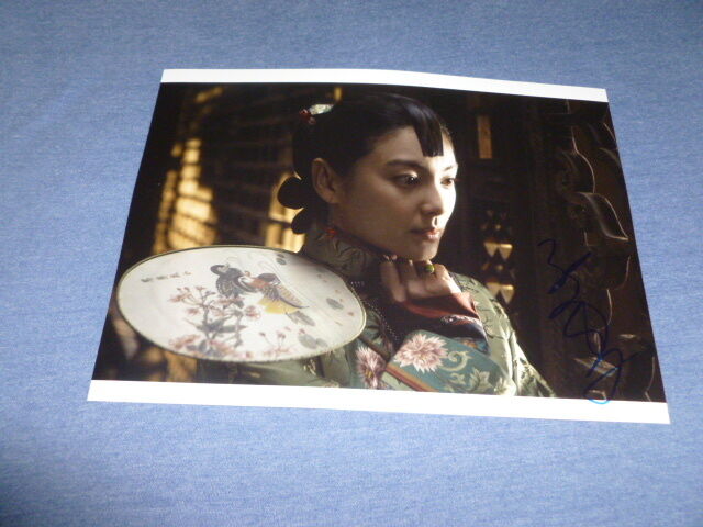 ZHANG YUQI signed autograph In Person 8x11 WHITE DEER PLAIN