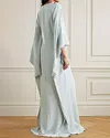Maxi dress solid color kaftan