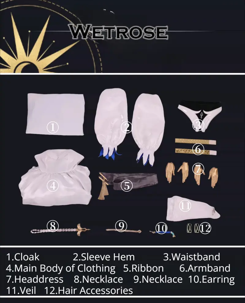 [Wetrose] In Stock Arknights Pramanix The Prerita Ambience Synesthesia Hymn To Sunbreak Game Outfit Cosplay Costume