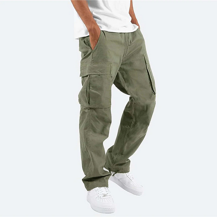 Men's Multi Pocket Cargo Tactical Work Pants 