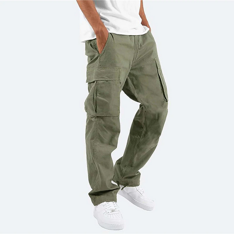 Men's Multi Pocket Cargo Tactical Work Pants