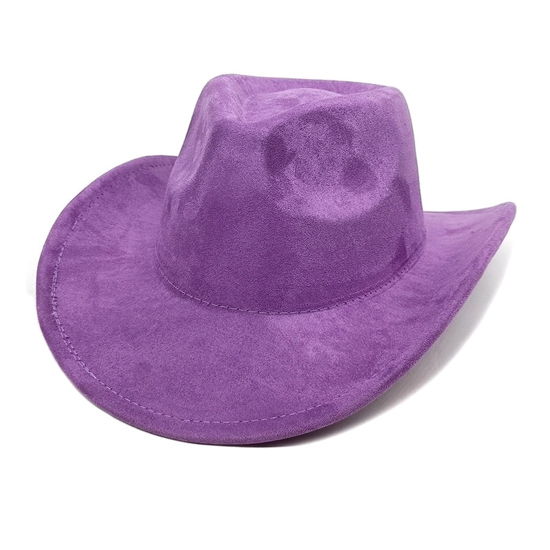 Women’s Classic Style Solid Color Flat Eaves Fedora Hat