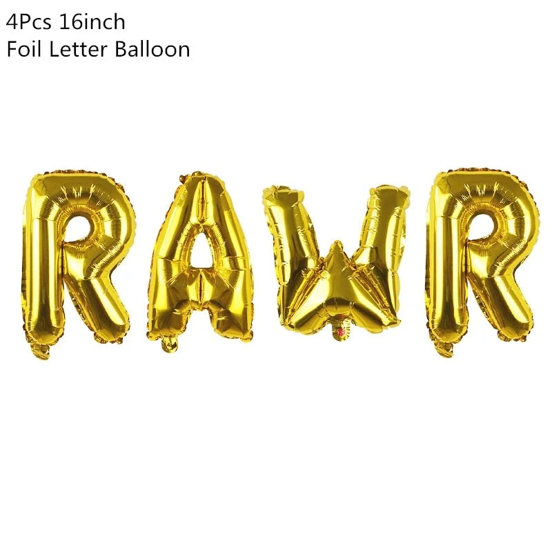 Dinosaur Party Supplies Dinosaur Balloons Paper Garland for Kids Boy Birthday Party Decoration jurassic world jungle party decor