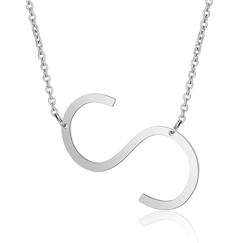 Stainless Steel Fashion Polishing Letter Necklace