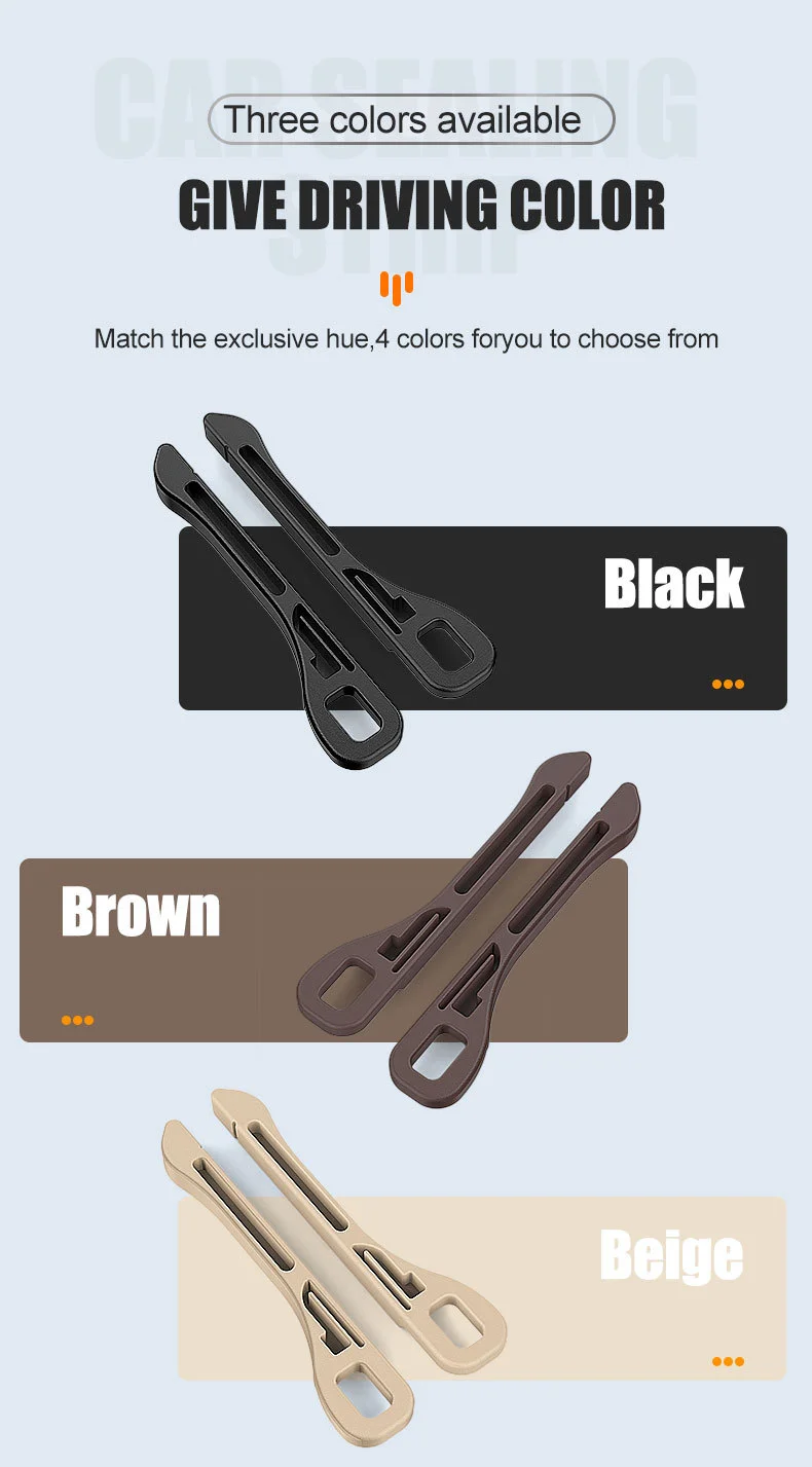 Car seat gap filler strips(2PCS)