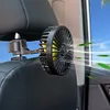 USB Car Fan 3 Speeds 360 Rotatable Car Seat Headrest Fan for Sedan SUV RV Truck