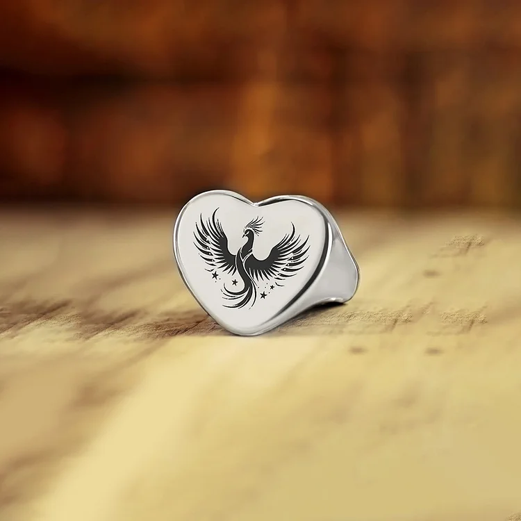Rise Up Dust Off Phoenix Ring