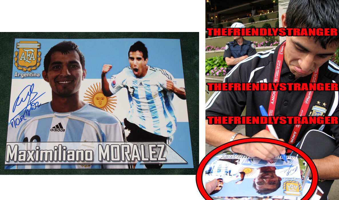 MAXIMILIANO MAXI MORALEZ signed ARGENTINA