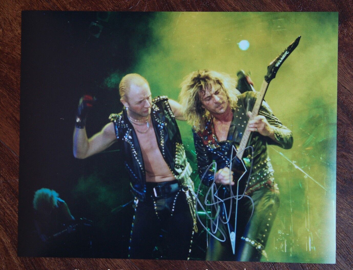 GFA Judas Priest Band * ROB HALFORD * Signed 11x14 Photo Poster painting R3 PROOF COA